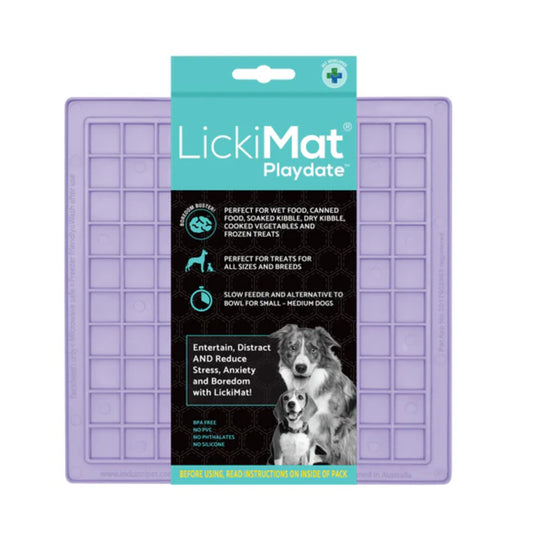 Lickimat Playdate | Interactive Dog Lick Mat for Treats & Enrichment
