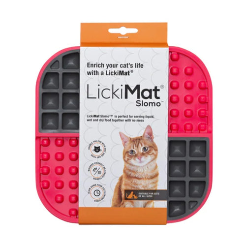Lickimat Slomo Slow Feeder Mat for Cats – slow feeding and enrichment mat