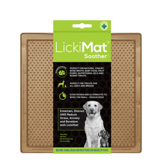 Lickimat Soother – calming dog lick mat for soft treats and enrichment