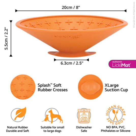 Lickimat Splash | Suction Lick Mat for Dogs