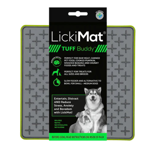 Lickimat Tuff Buddy – durable chew-resistant lick mat for dogs