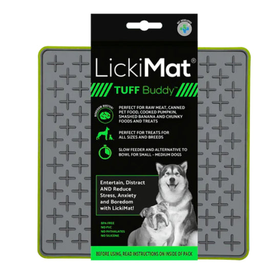 Lickimat Tuff Buddy – durable chew-resistant lick mat for dogs