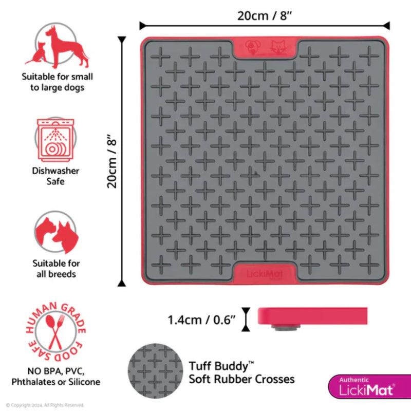 Load image into Gallery viewer, Lickimat Tuff Buddy | Chew-Resistant Dog Lick Mat
