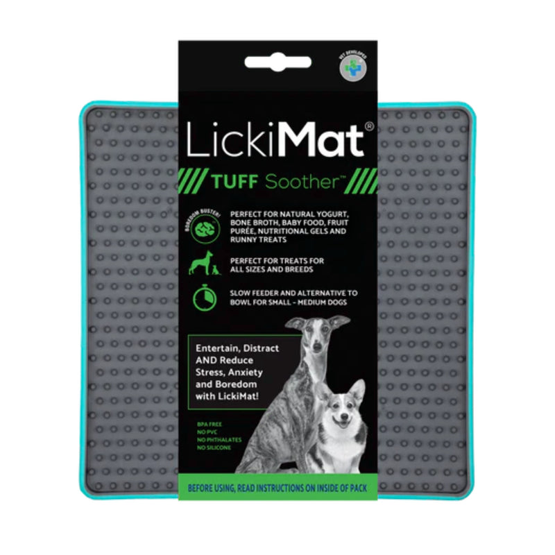 Load image into Gallery viewer, Alt Text for Images:
Lickimat Tuff Soother – durable chew-resistant lick mat for dogs
