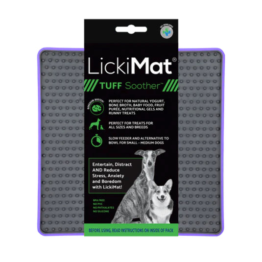 Lickimat Tuff Soother | Chew-Resistant Dog Lick Mat