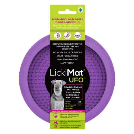 Lickimat UFO | Dog Lick Toy for Car Rides & Enrichment
