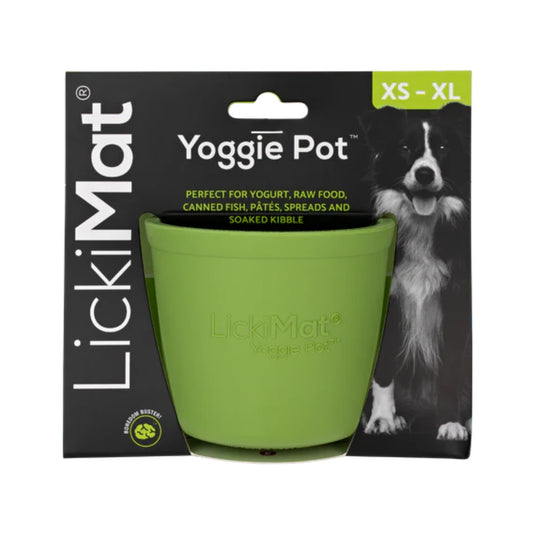 Lickimat Yoggie Pot | XS-XL Dog Treat & Food Holder