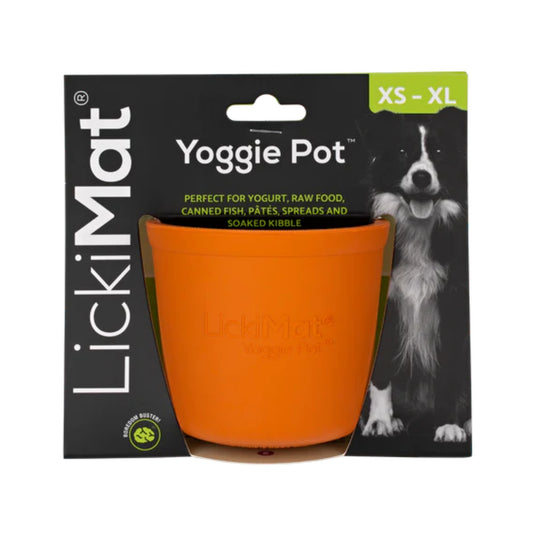 Lickimat Yoggie Pot | XS-XL Dog Treat & Food Holder