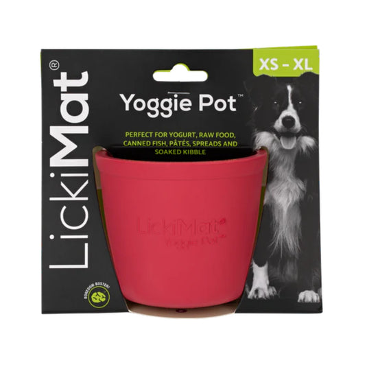 Lickimat Yoggie Pot | XS-XL Dog Treat & Food Holder