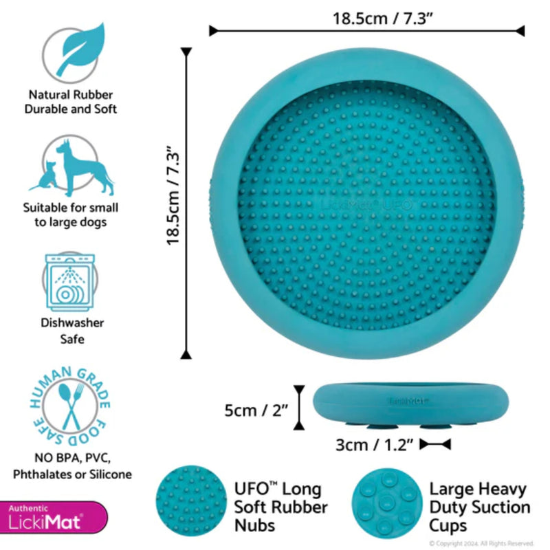 Load image into Gallery viewer, Lickimat UFO | Dog Lick Toy for Car Rides &amp; Enrichment

