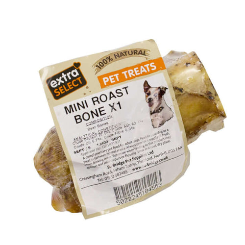 Extra Select Mini Roast Beef Bone Dog Treat