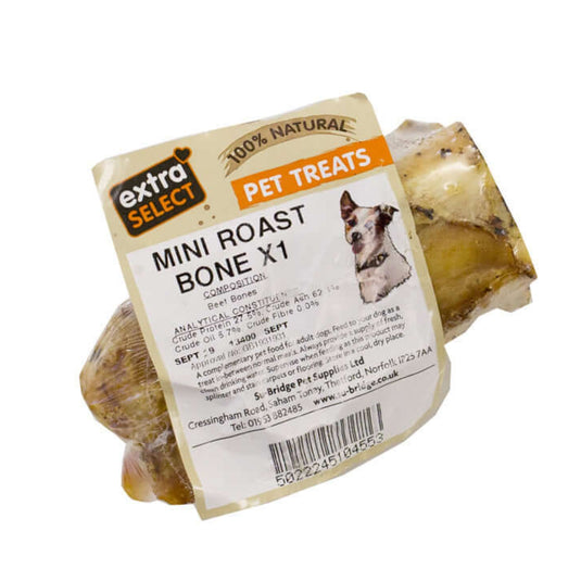 Extra Select Mini Roast Beef Bone Dog Treat