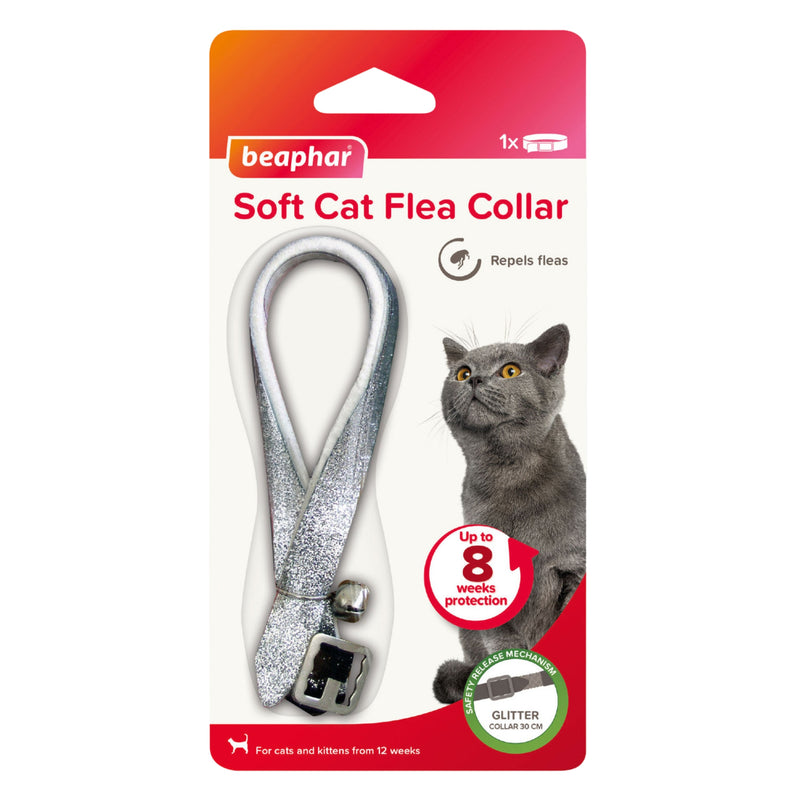 Load image into Gallery viewer, Beaphar Soft Flea Collar for Cats – Glitter Design with Flea Protection

