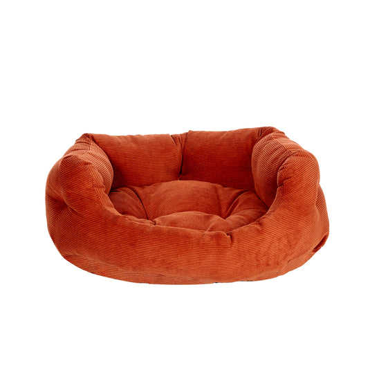 Danish Design Elden Rust Deluxe Slumber Dog Bed 35 inch high wall rust dog bed