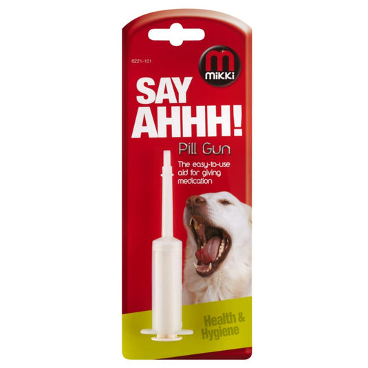 Mikki Pill Gun for Dogs & Cats – Easy Pet Tablet Giver for Stress-Free Medication