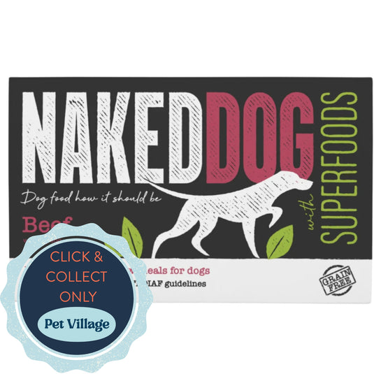 Naked Dog Superfood Beef – 2 x 500g – Complete Grain-Free Meal