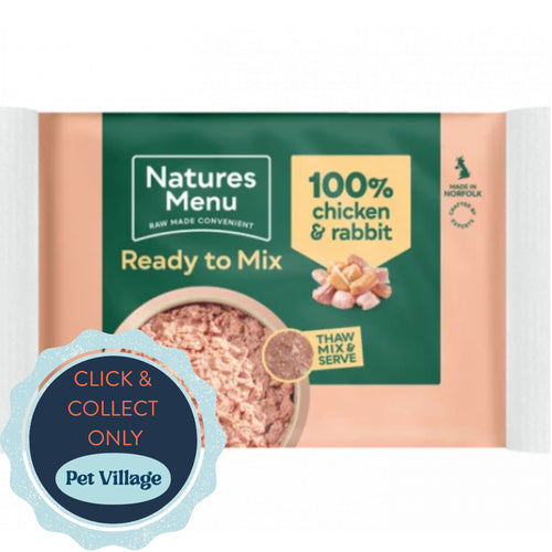 Natures Menu Chicken & Rabbit Raw Mixer Freeflow 400g