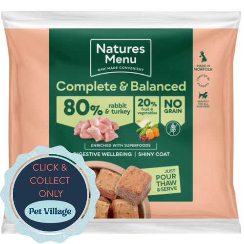 Natures Menu 80/20 Rabbit & Turkey 1kg