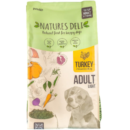 Natures Deli Adult Dry Dog Food - Light Turkey & Brown Rice