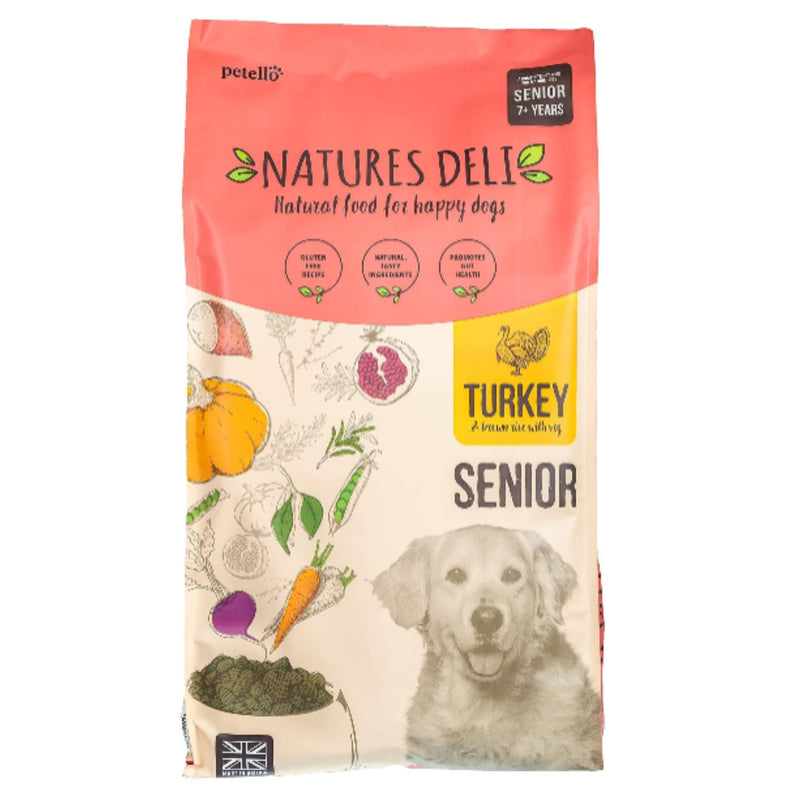 Load image into Gallery viewer, Natures Deli Senior Dry Dog Food - Turkey &amp; Brown Rice
