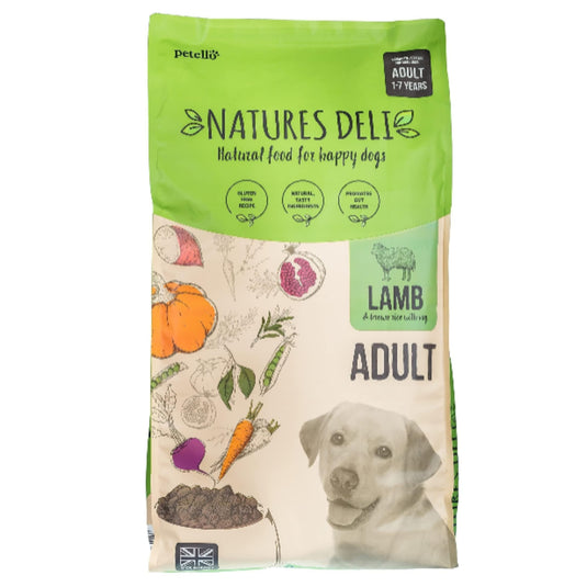 Natures Deli Adult Dry Dog Food - Lamb & Brown Rice