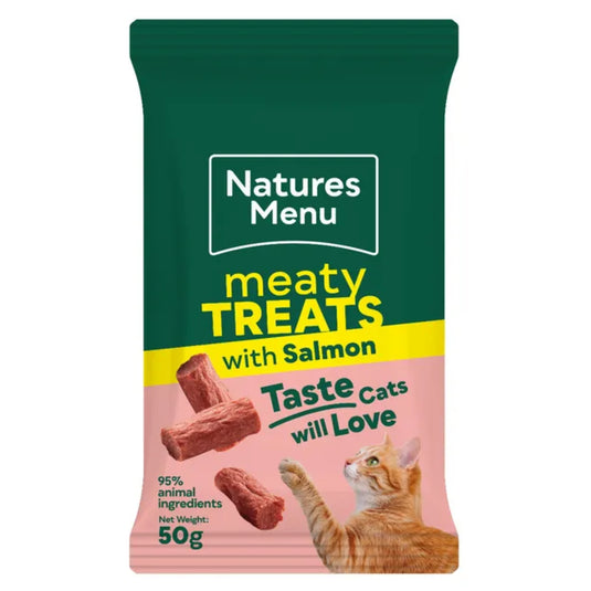 Nature Menu Salmon Meaty Treat for Cats 50g