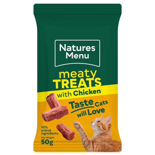 Natures Menu Cat Meaty Treats Chicken 50g