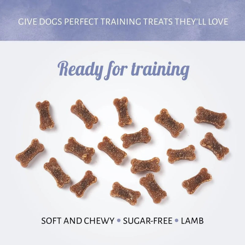 Load image into Gallery viewer, ANTOS Mini Bones Dog Training Treats 200g – Lamb Flavour
