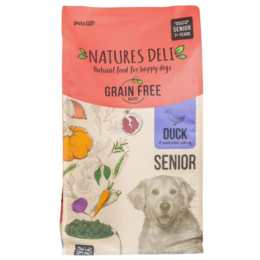 Natures Deli Senior Grain Free Dry Dog Food - Duck & Sweet Potato