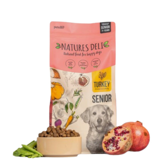 Natures Deli Senior Dry Dog Food - Turkey & Brown Rice