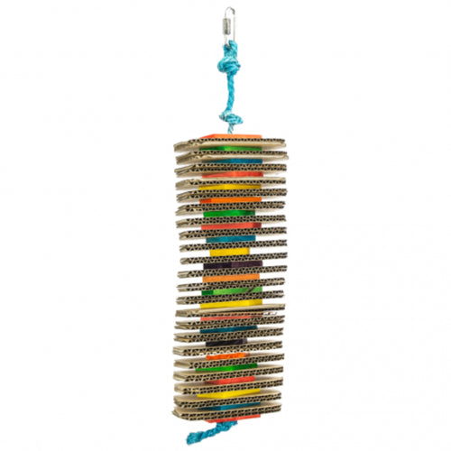 Back Zoo Nature Shredding Slices – layered natural parrot chew toy