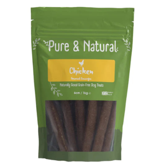 Pure & Natural Chicken Gourmet Sausage 6cm 1kg