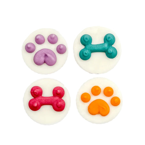 Bosco and Roxy’s assorted Trick or Treat cupcake Halloween dog biscuit in festive designs