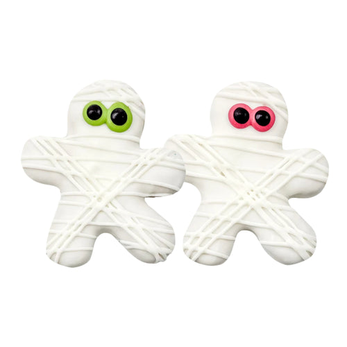 Bosco and Roxy’s assorted Wrap It Up! Halloween dog biscuit with festive design
