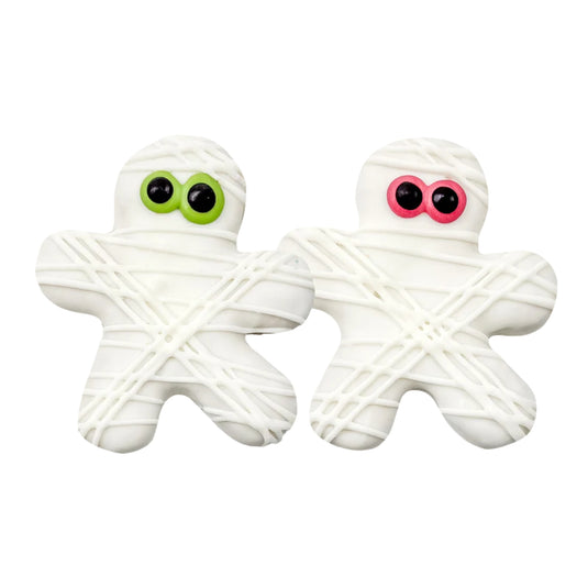 Bosco and Roxy’s assorted Wrap It Up! Halloween dog biscuit with festive design