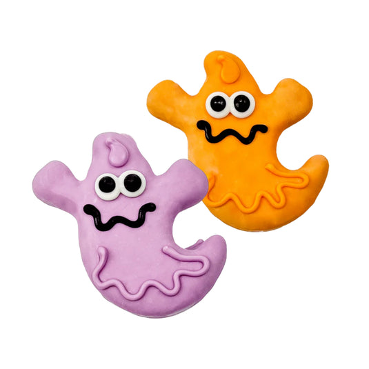 Bosco and Roxy’s assorted Call Boo-sheet! ghost-themed Halloween dog biscuit