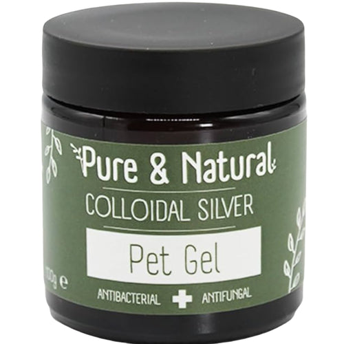 Pure & Natural Colloidal Silver Gel 100g – Antibacterial & Antifungal Skin Relief for Pets