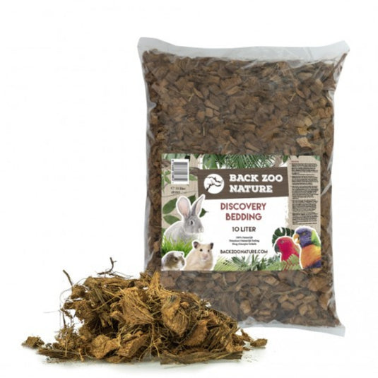 Back Zoo Nature Discovery Bedding 10 L, premium small pet bedding for rabbits, guinea pigs, and hamsters