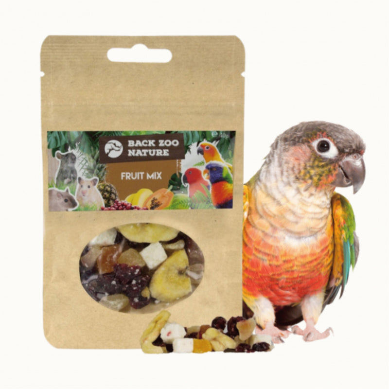 Load image into Gallery viewer, Back Zoo Nature Fruit Mix Treats 200 g — dried fruits for rodents, rabbits, and birds
