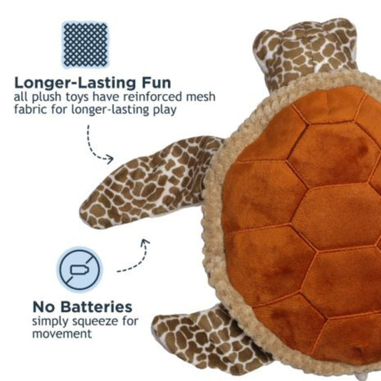 Tall Tail Animated Sea Turtle Dog Toy