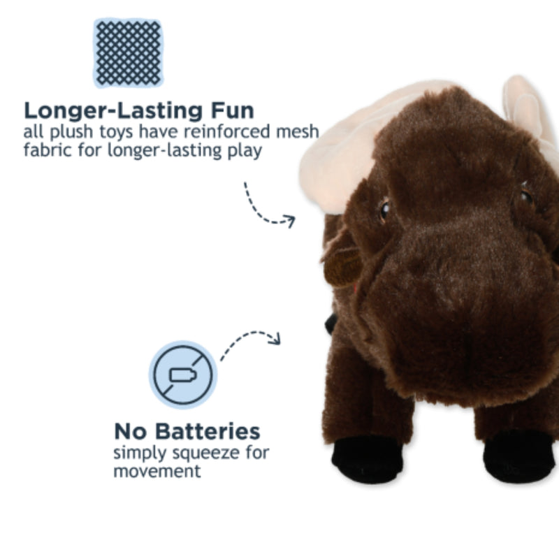 Load image into Gallery viewer, Tall Tails Animated Moose Dog Toy
