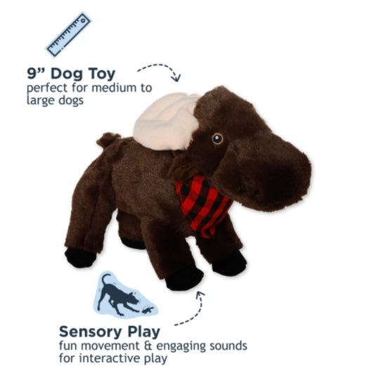 Tall Tails Animated Moose Dog Toy