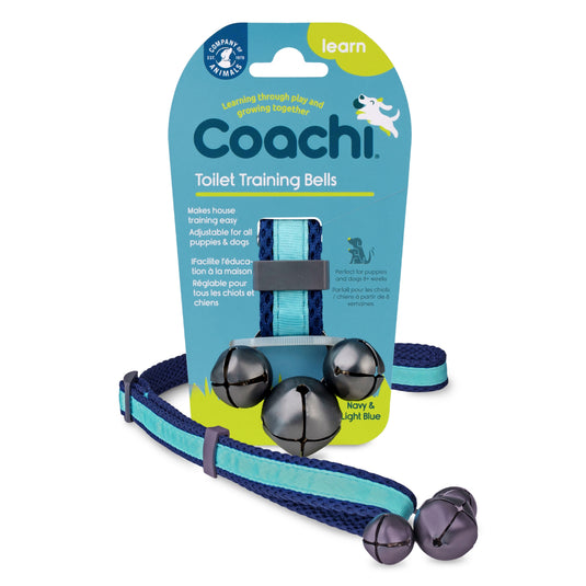 Coachi Toilet Training Bells Navy & Light Blue