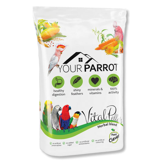 Your Parrot Herbal Blend Vital Pellets | Complete Parrot Food