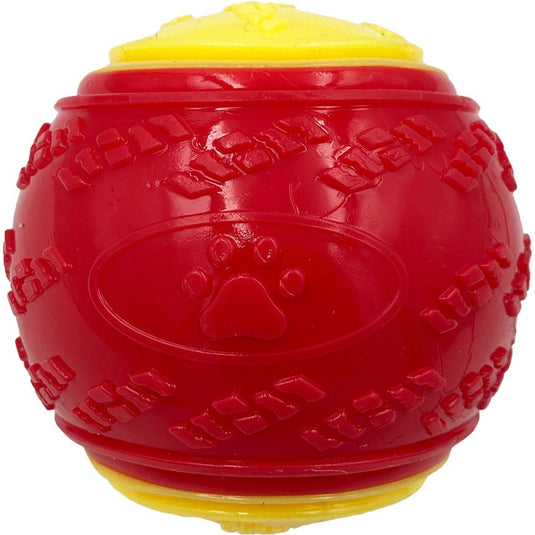 TPR Ball with Squeaker – Durable, Bouncy Toy in Mixed Colours for Interactive Play