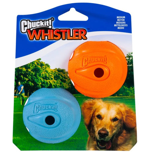 Chuckit! The Whistler Dog Toy – High-Bounce Ball with Whistling Sound for Fetch