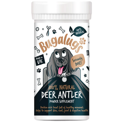 Bugalugs Deer Antlers Supplement 70g – natural dental chew for dogs