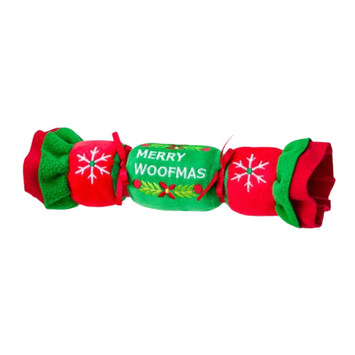 House of Paws Christmas Cracker Plush Dog Toy