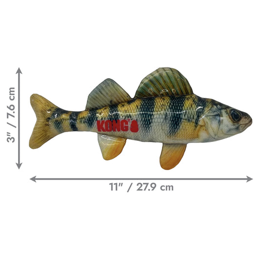 KONG Wild Shieldz Perch – Ultra-Durable Floating Fish Toy for Dock Diving & Water Retrieval