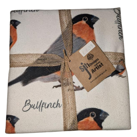 (RTC) WBC Bullfinch Tea Towel - SJH Designs